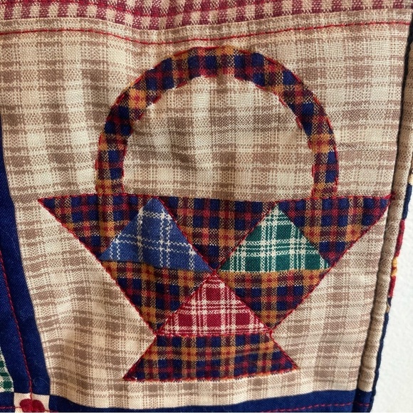 HANDMADE Quilted Country Themed Crossbody Grandma Prairie Core Bag Purse - Picture 14 of 14